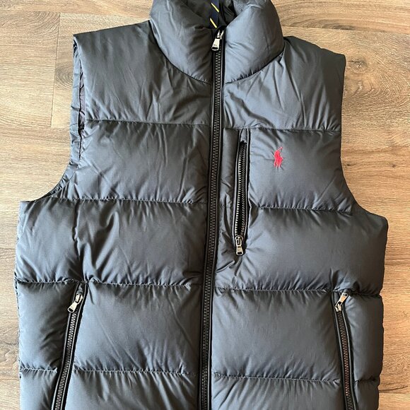 Polo Ralph Lauren Mens Gorham Down Performance Vest Black Medium - Picture 1 of 6